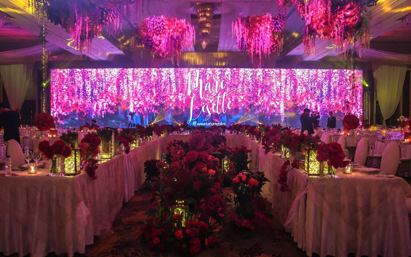 LED Video Wall For Wedding Venues