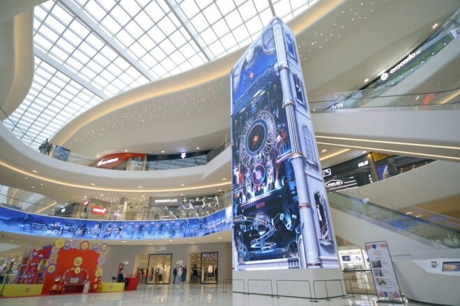 Led Video Wall For Shopping Mall - Features: High Brightness