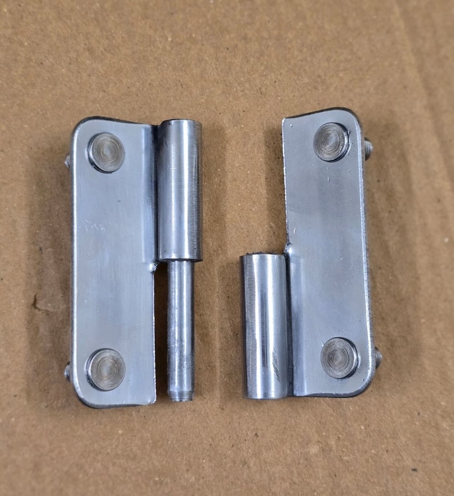 Ss Canopy Hinge Lh-rh - Coating Type: Polished Chrome Finish