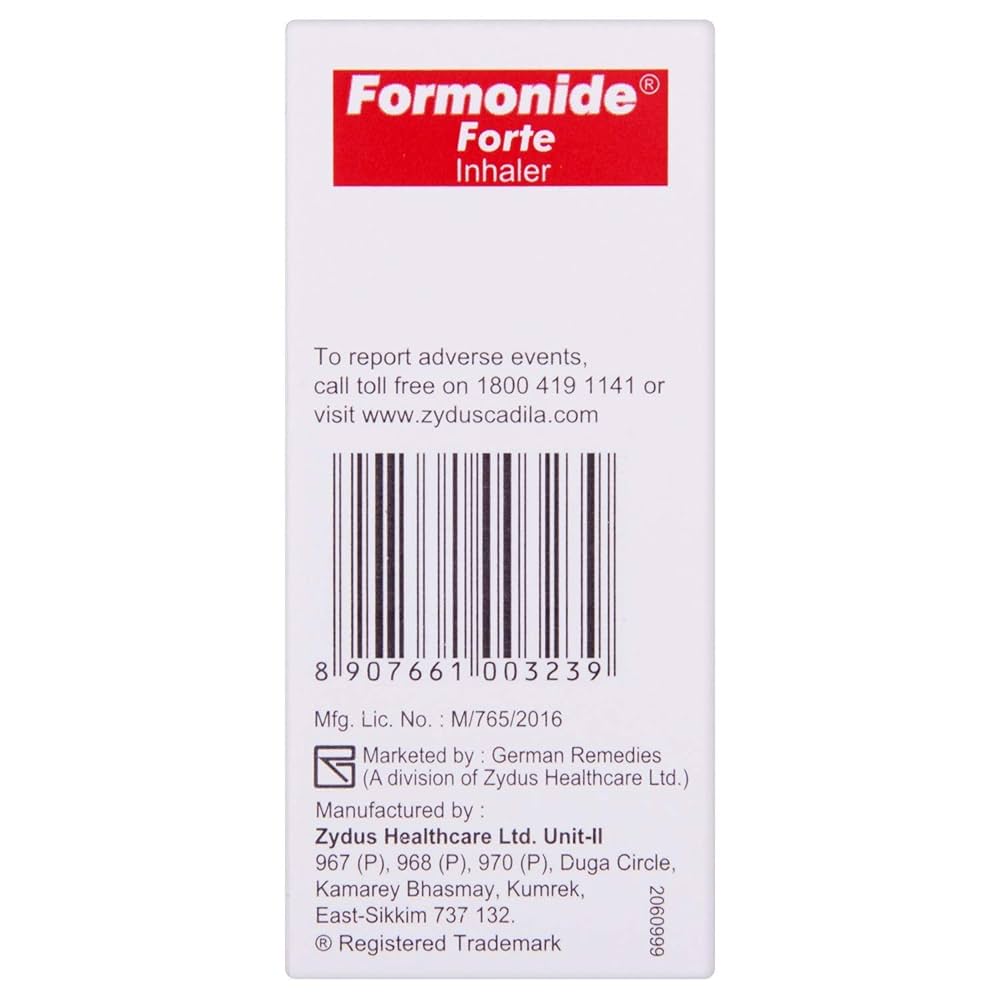 Formonide Forte 12mcg/400mcg Formoterol + Budesonide Inhaler - Drug Type: General Medicines
