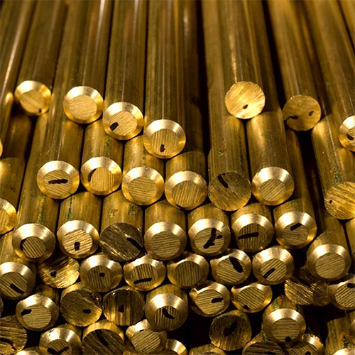 Brass Round Rods - Color: Golden