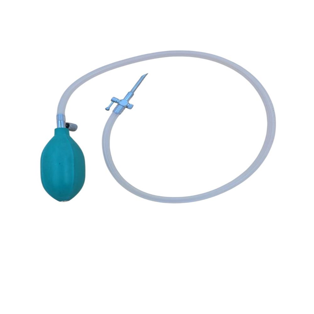 IVF Pressure Cup - Medical-Grade Polymers Standard Size Green and White | Controlled Pressure Delivery Sterile and Disposable Compact Design