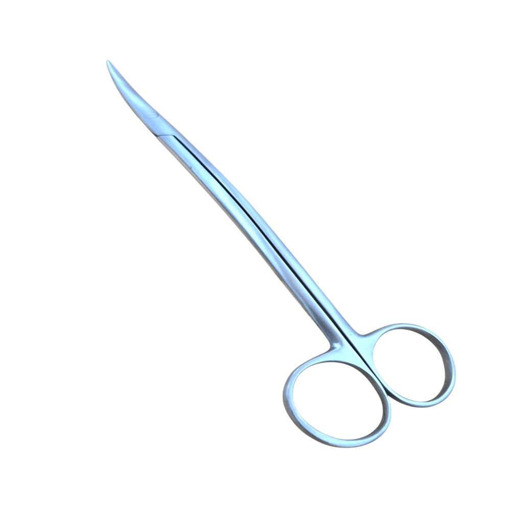 Boyds/statinsky Scissor - Stainless Steel, Standard Size, Silver | Double-curved Blades For Enhanced Access, Ergonomic Handle For Comfortable Grip
