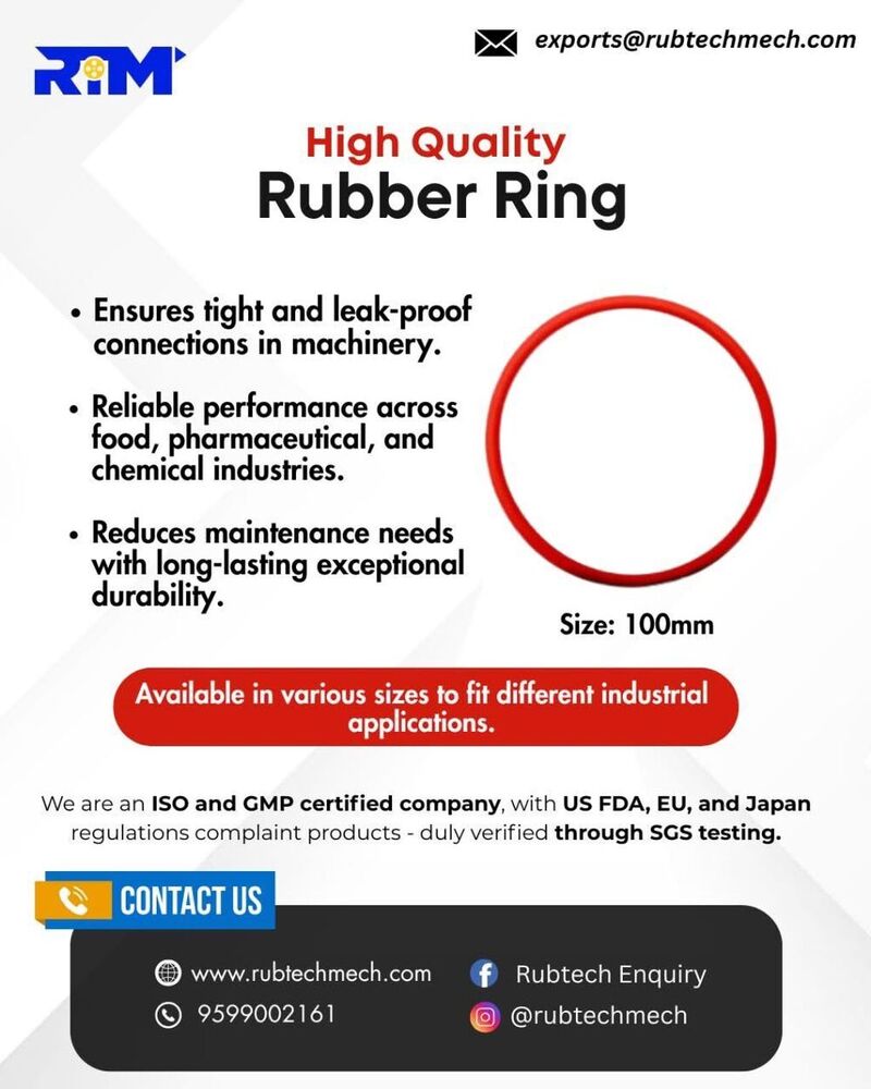 Rubber Rings - Color: Orange