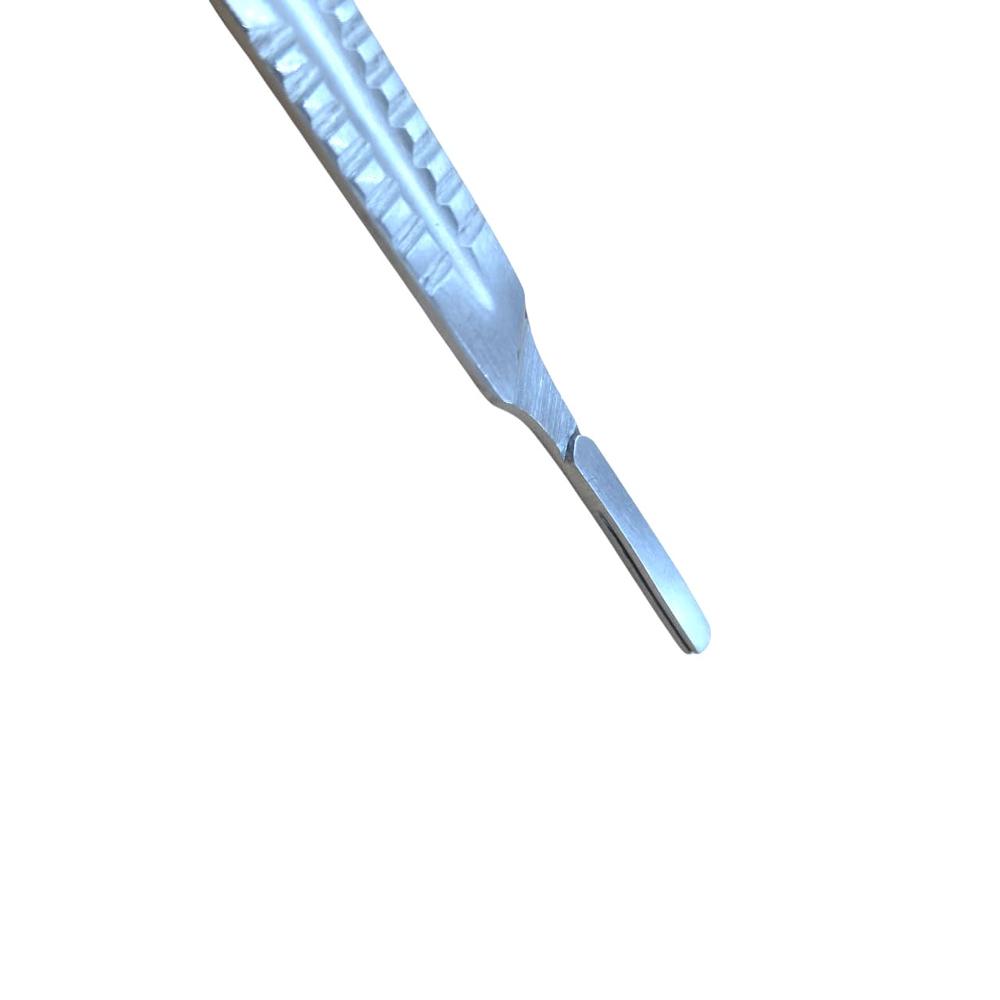 Bp Handle Long - Stainless Steel, Standard Size, Silver Color | Manual Operation, Textured Grip, Polished Surface Finish, Portable Design