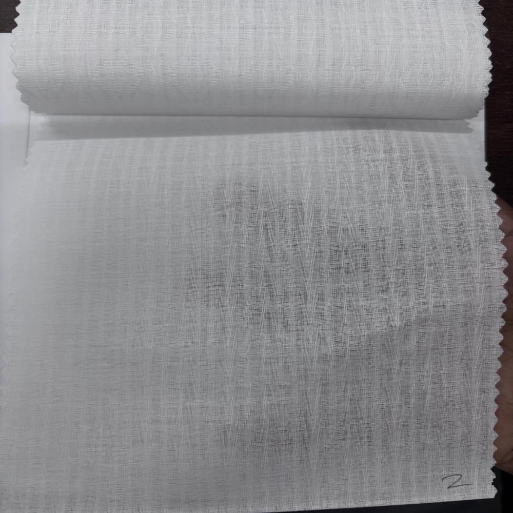 LINEN COTTON STRIPE FABRIC