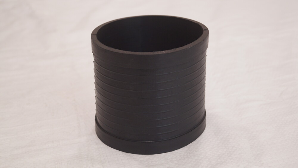 Rubber Air Lock  Black 125MM