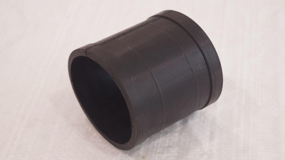 Rubber Air Lock  Black 125MM