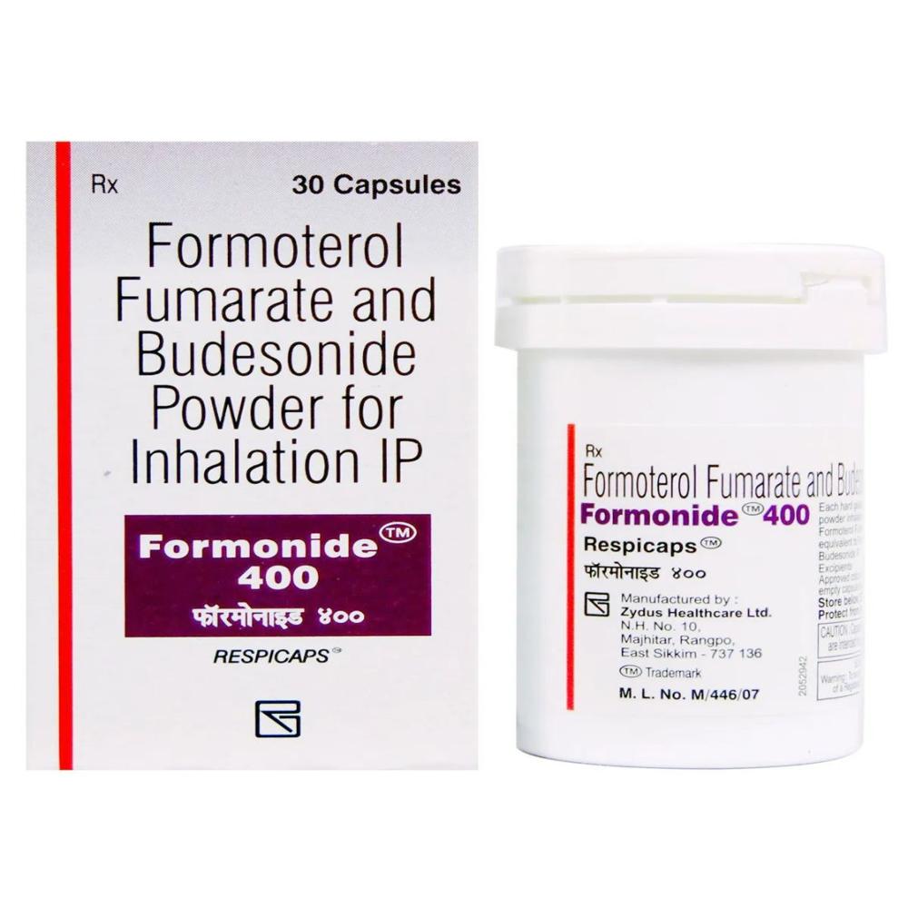 Formonide 400 Formoterol (6Mcg) + Budesonide (400Mcg) Respicaps - Drug Type: General Medicines