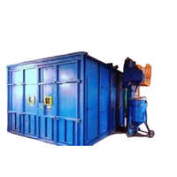 Steel Modular Shot Blast Room - Color: Blue