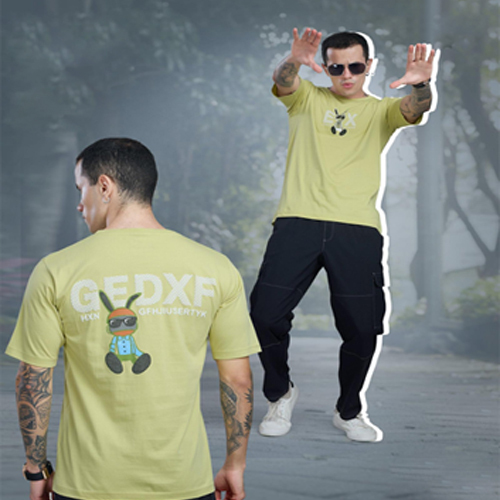 आधा आस्तीन गोल गला टी शर्ट