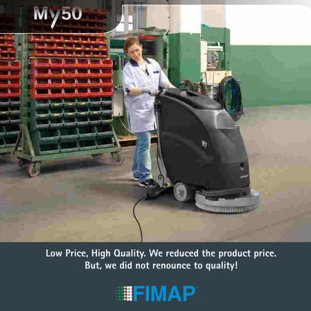 Fimap My50 E-B Scrubbin Dryer - Features: Durable
