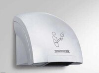 Hand Dryer Si-4900/1008 - Stainless Steel, 220v/50hz 2100w, 20m/s Air Velocity | Eco Friendly, 95% Cost Savings Vs. Paper Towels, Hygienic Design