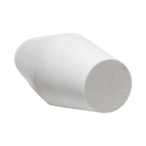 White Dholak or Drum Shape Rubber Ball 35'17