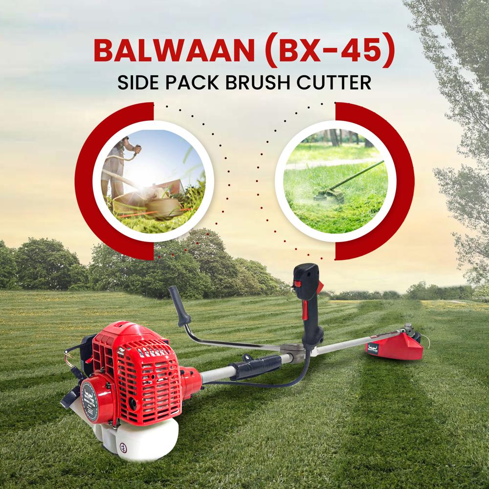 Balwaan Side Pack Bx 45 Brush Cutter - Finish: Plastic Coated