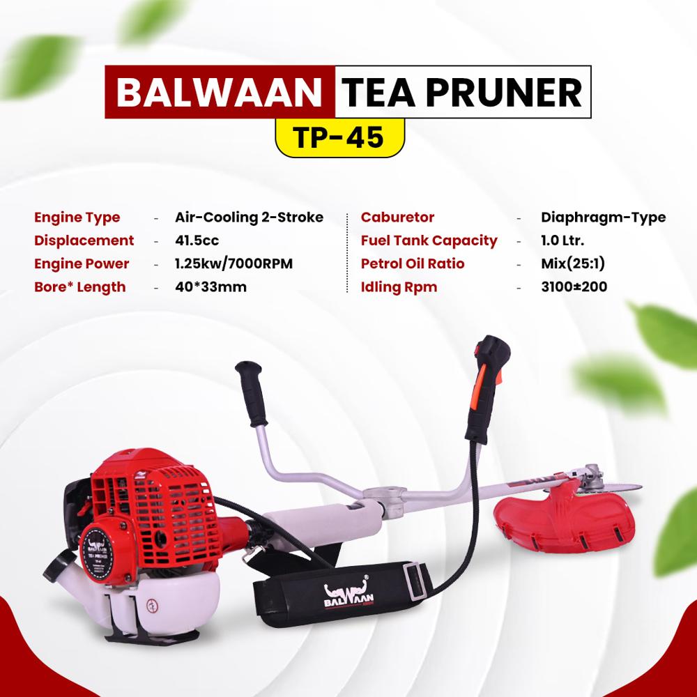 Balwaan Side Pack TP 45 Brush Cutter cum Tea Pruner