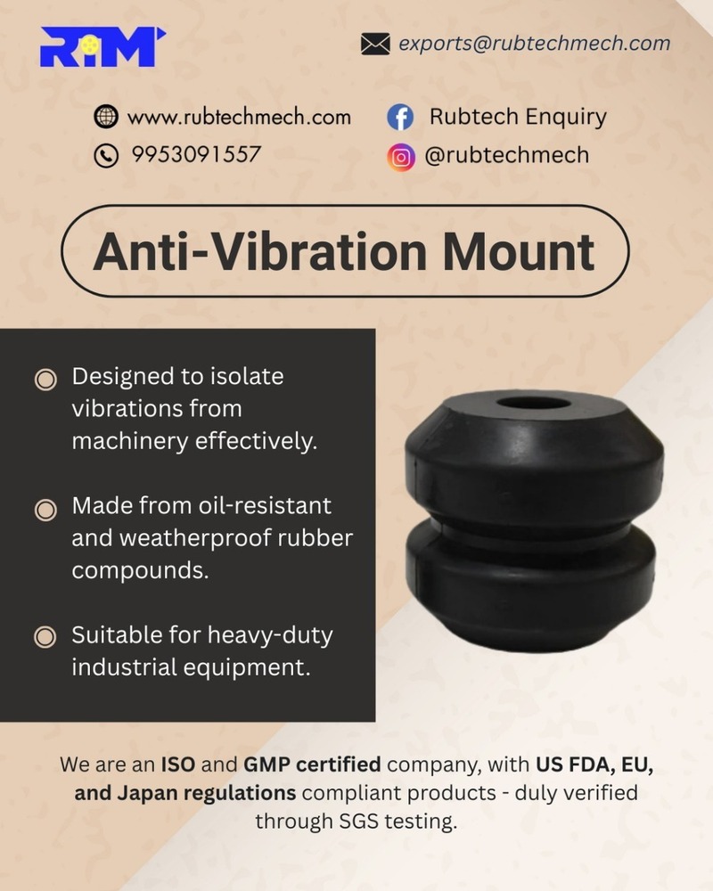 Anti Vibration Mounts - Color: Blue & Black
