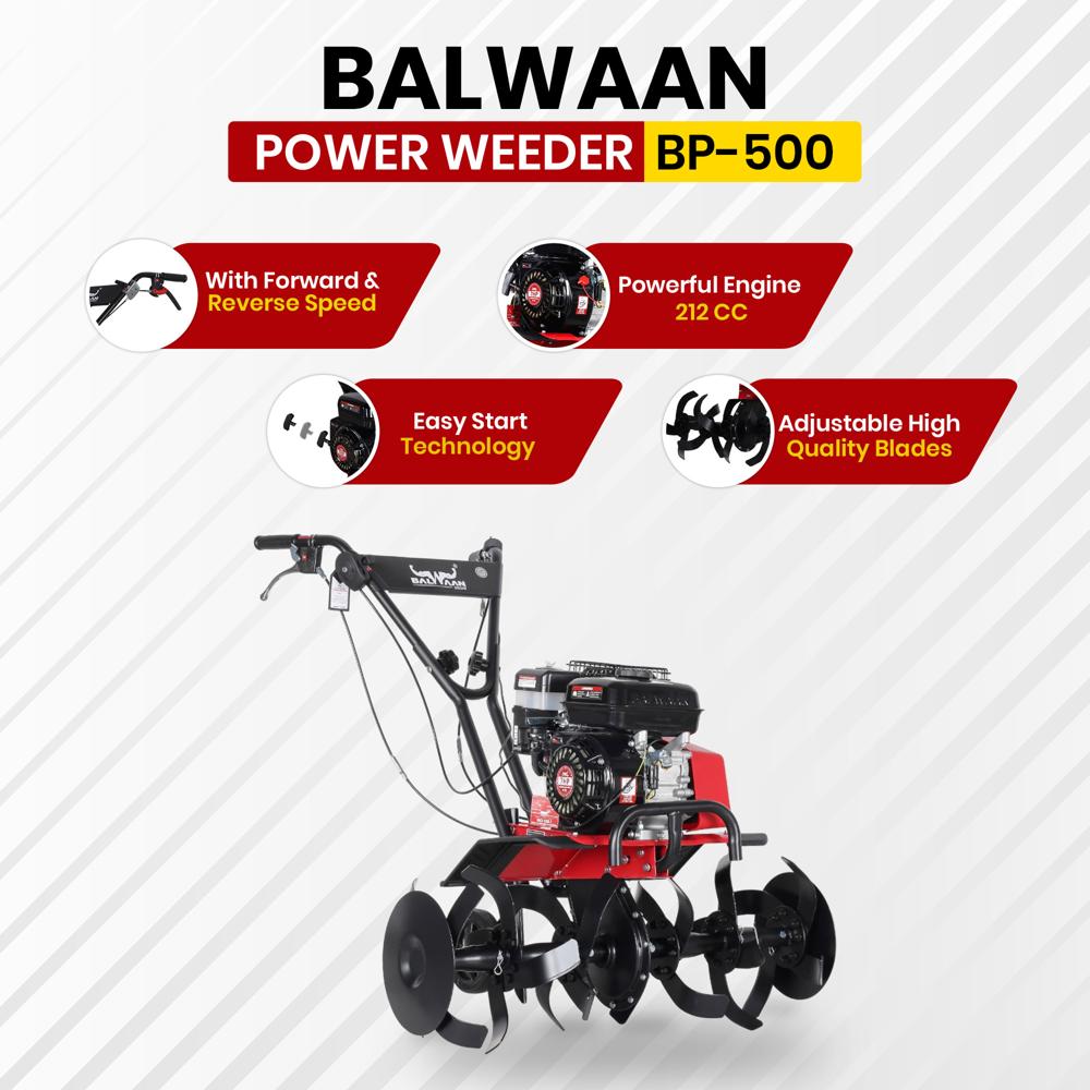 Balwaan Bp 500 Power Weeder - (Mpdt) (Light Weight) - Features: Good Qulaity