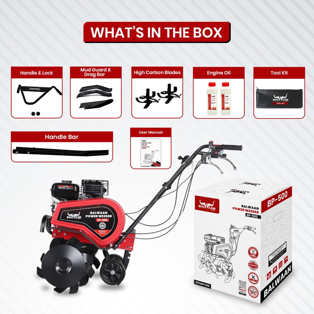 Balwaan BP 500 Power Weeder - (MPDT) (Light Weight)