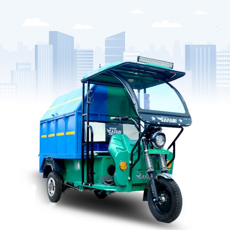 Bhm Safari Garbage E-Rickshaw - Charging Time: 9 Hours