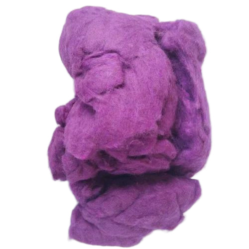 Violet Recycled Cotton Fiber
