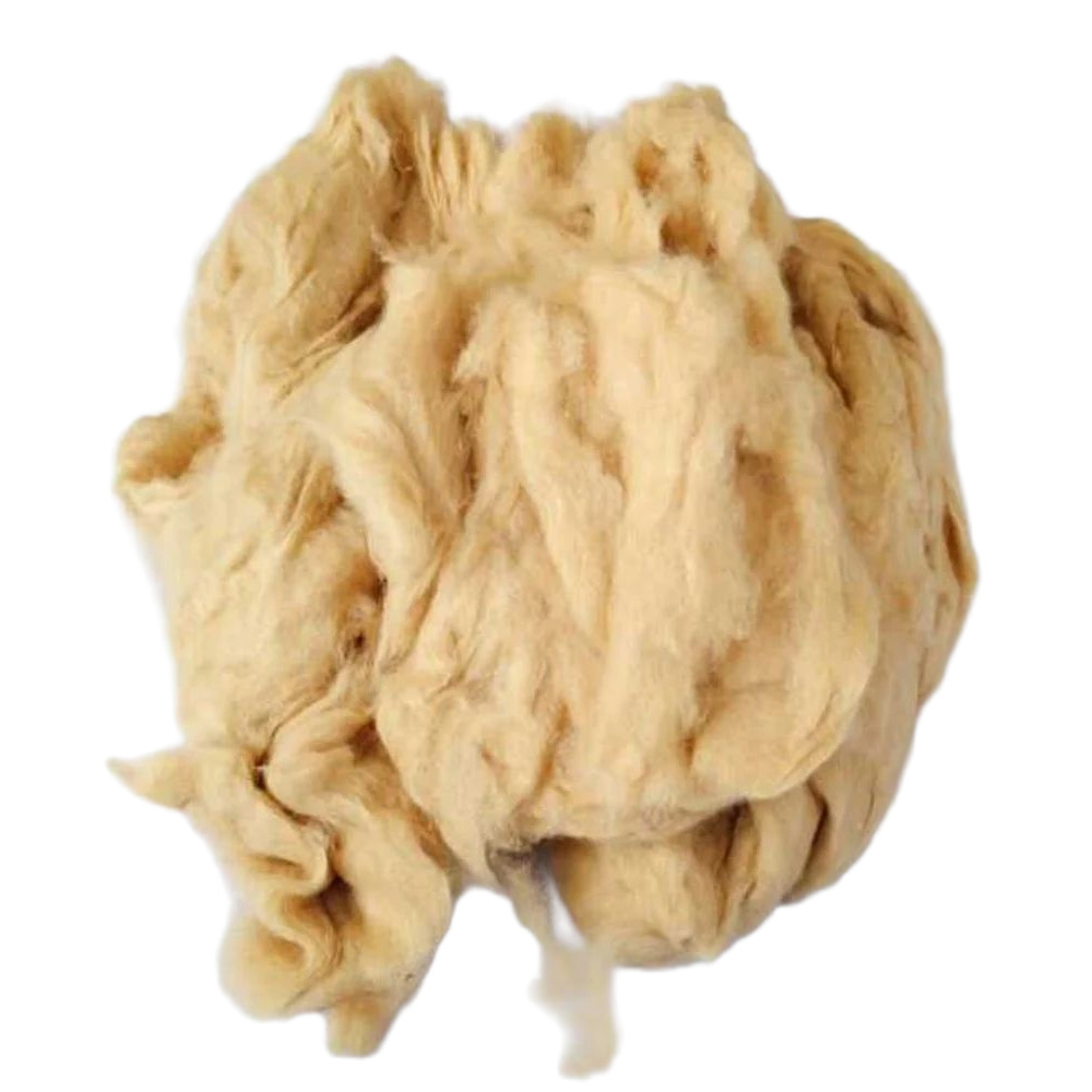 Golden Yellow Recycled Cotton Fiber