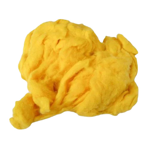 Golden Yellow  Recycled Cotton Fiber