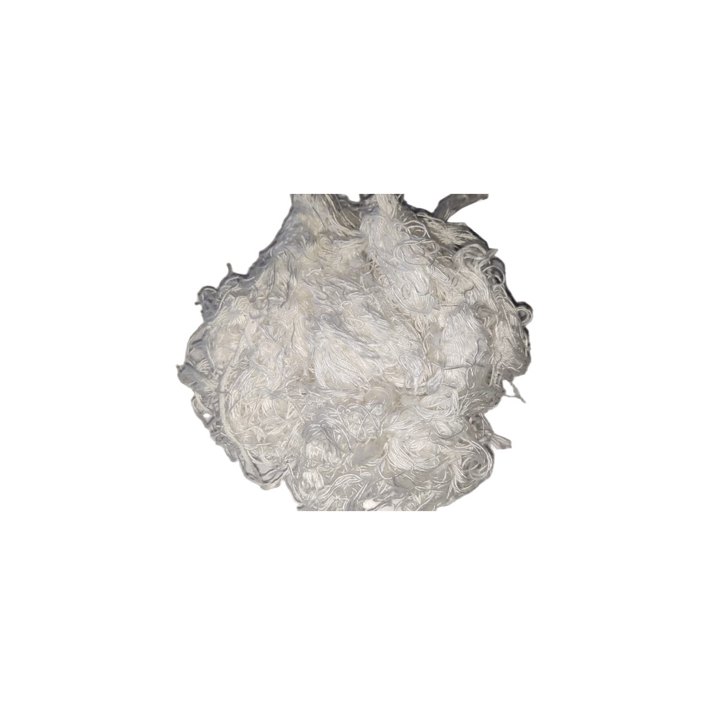 White Recycled Cotton Fiber