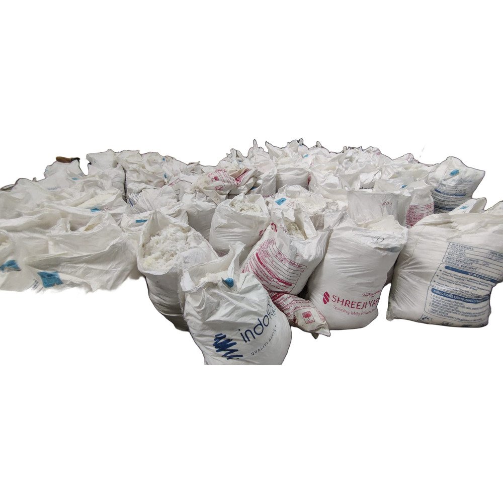 White Recycled Cotton Fiber