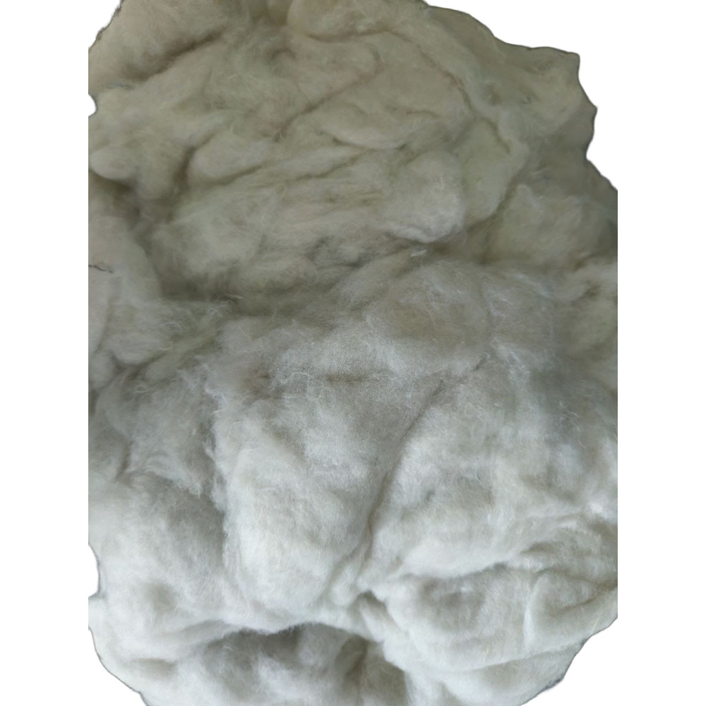 White Recycled Cotton Fiber