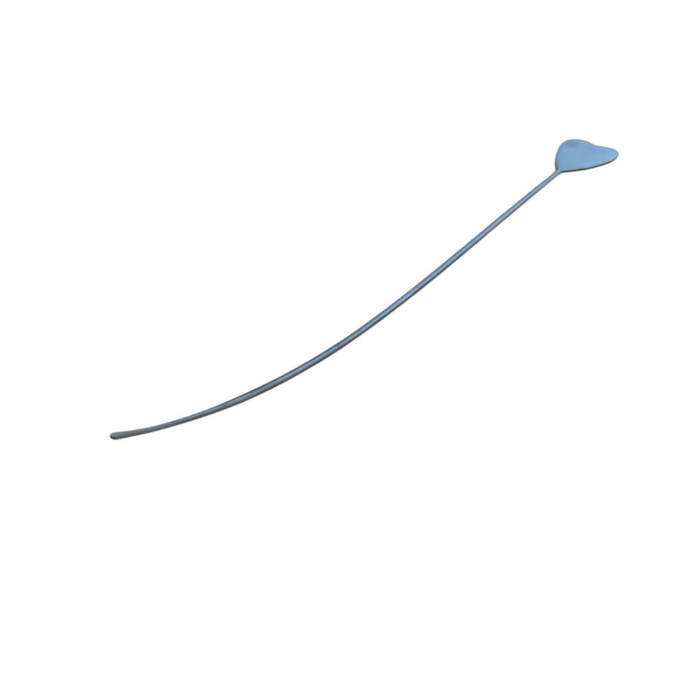 Curved Fine Probe On Handle - Stainless Steel, 6.5cm to 16.5cm Length, Silver Color | Ergonomic Grip, Fine-Tipped Design, Curved Tip for Precision Probing