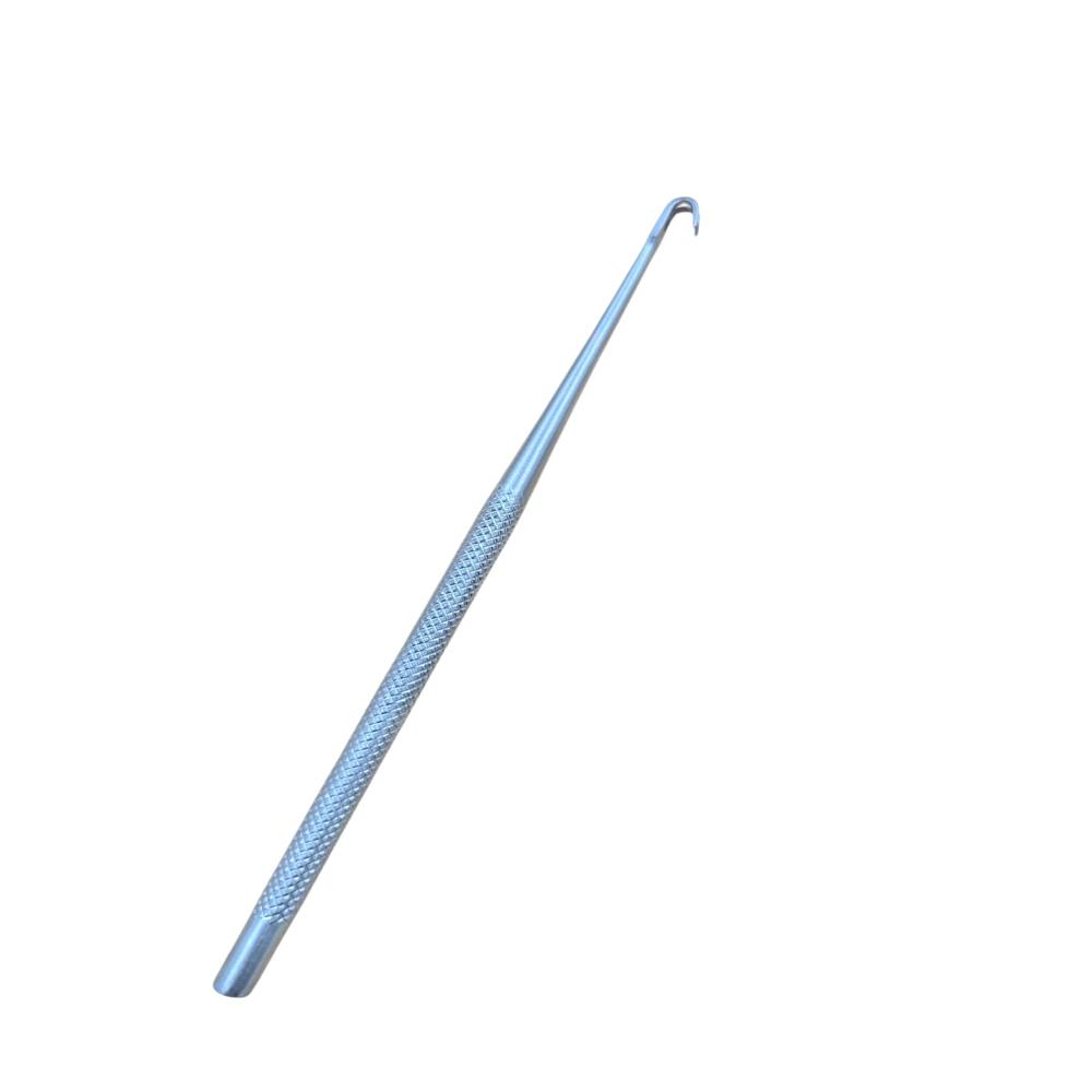 Fine Double Hook - Stainless Steel, Standard Size, Silver Color | Ergonomic Handle, Polished Surface Finish, Manual Operation, Portable Design