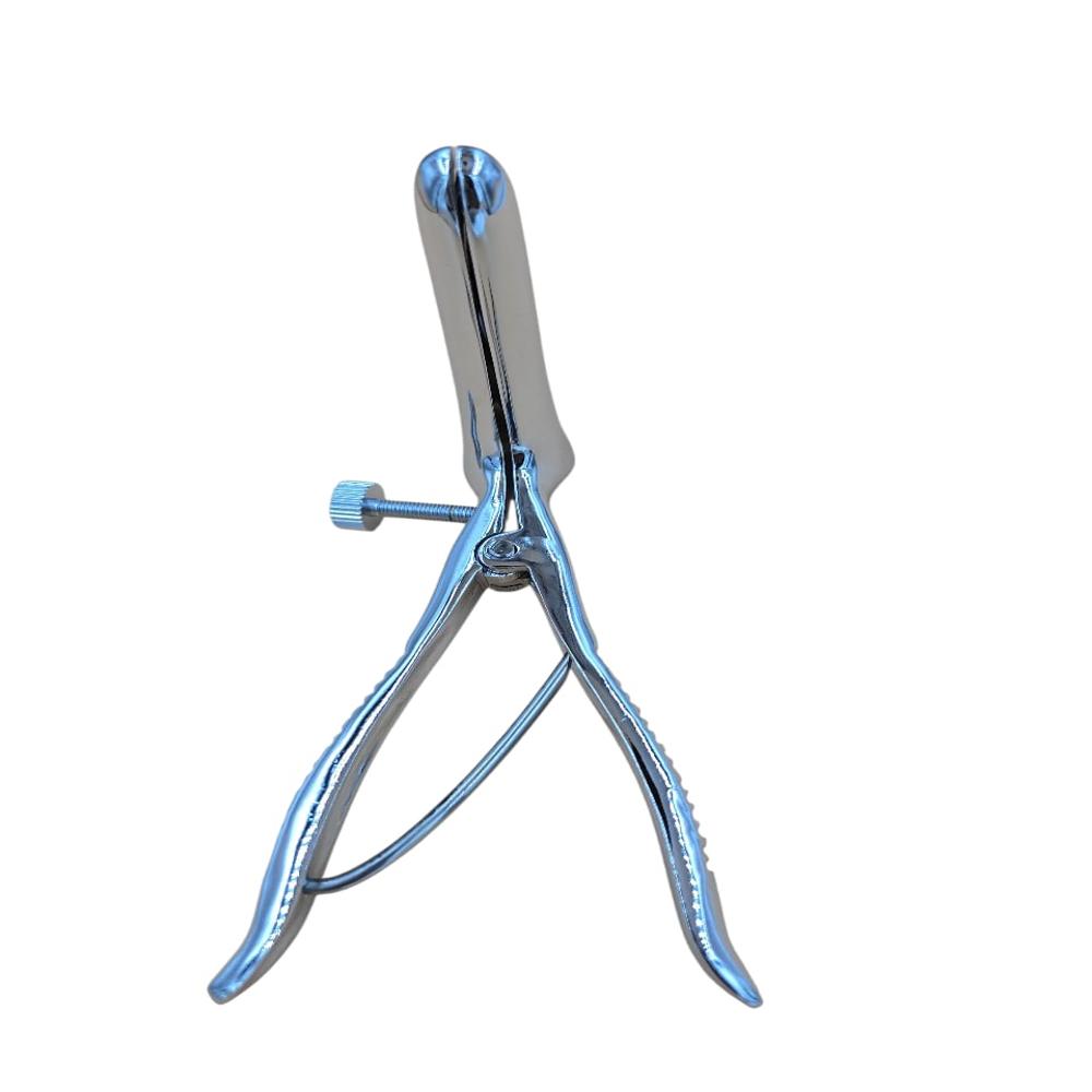 Mathieu Rectal Speculum Two-blade Self Retaining Retractor - Surgical-grade Stainless Steel, Standard Size, Polished Silver Finish | Ergonomic Handle, Spring-loaded Mechanism, Secure Screw Lock