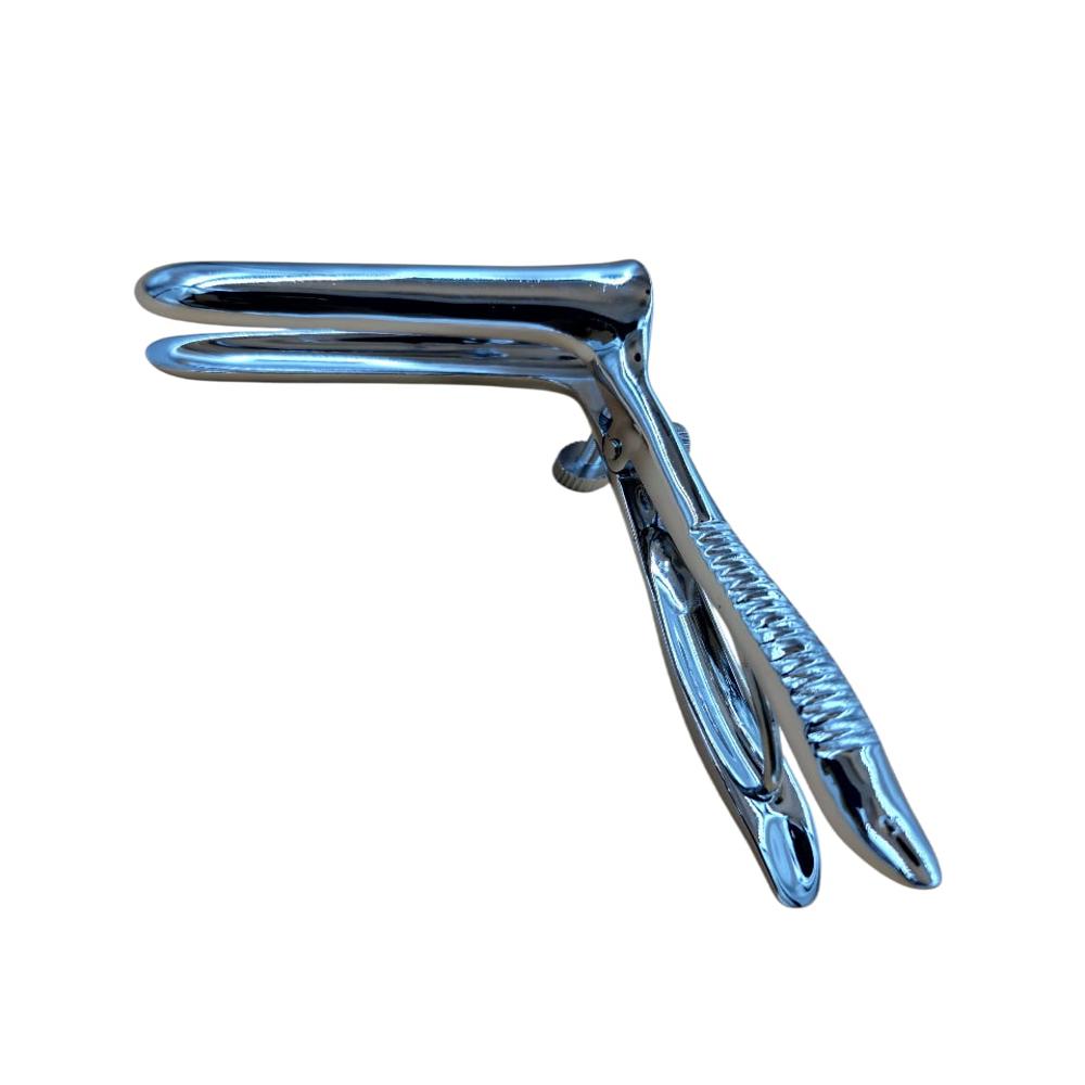 Mathieu Rectal Speculum Two-blade Self Retaining Retractor - Surgical-grade Stainless Steel, Standard Size, Polished Silver Finish | Ergonomic Handle, Spring-loaded Mechanism, Secure Screw Lock