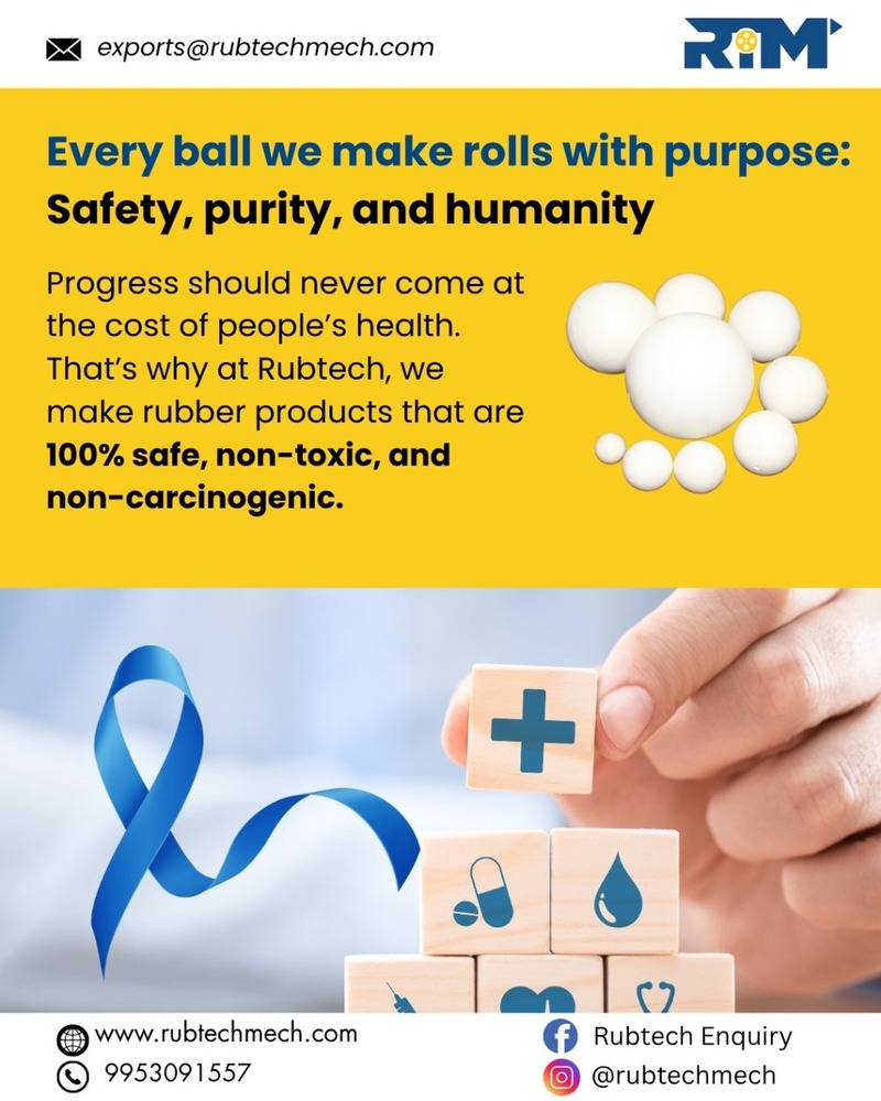 40MM White Food Grade rubber Ball