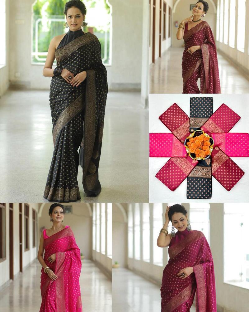 lichi silk saree