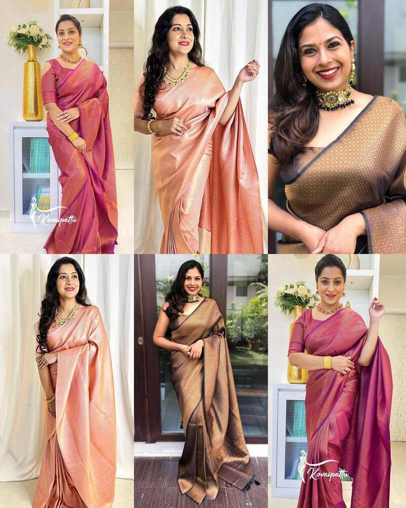 lichi silk saree