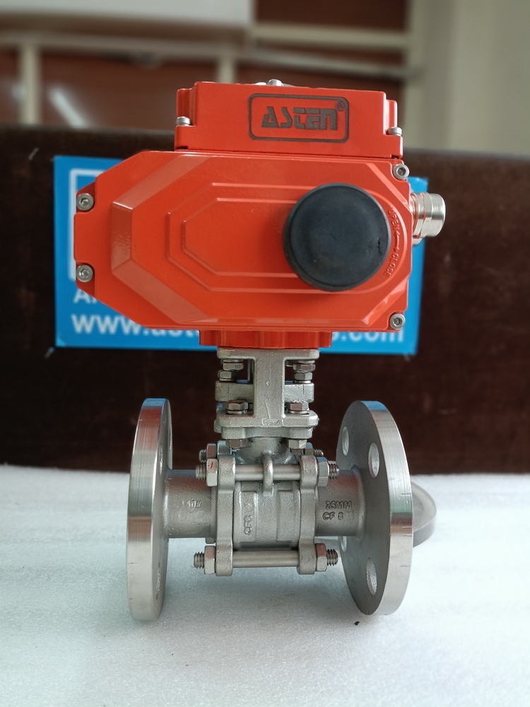 Electrical Actuator Operated Ball Valve Flanged end