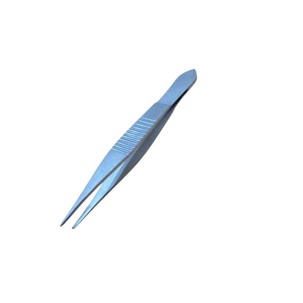 Adson Fine Forcep Tooth 4 Inch - Stainless Steel, 4 Inch Size, Silver Color | Precision Tips For Tissue Manipulation, Ergonomic Thumb Handle