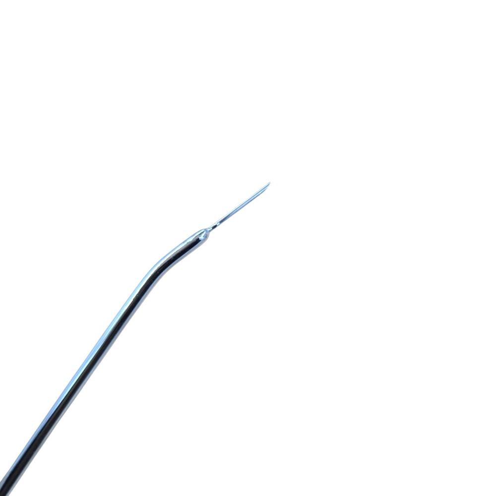 Fistula Needle - Stainless Steel, Standard Size, Silver Color | Hollow Bore Design, Flexible Wings, Thin-walled Shaft, Beveled Tip