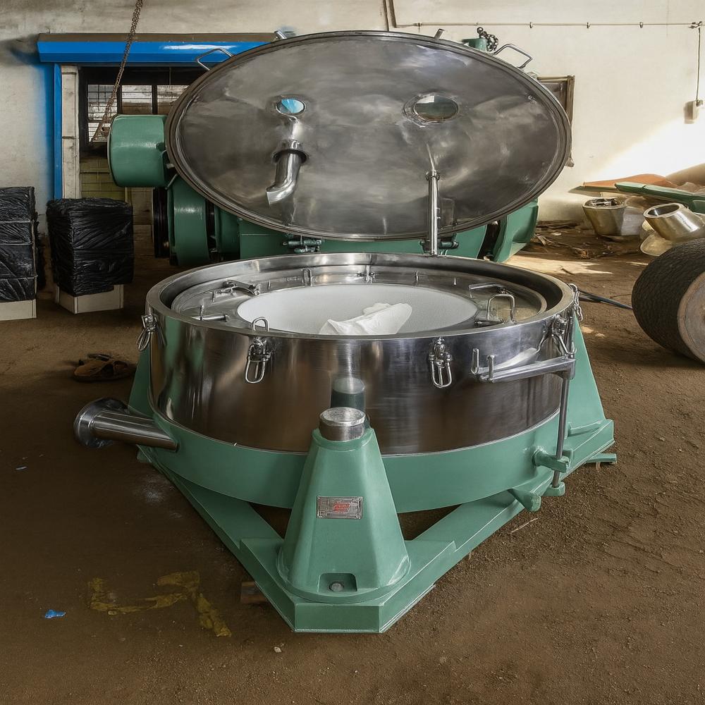 Repair Fine Chemicals SS316L Manual Top Discharge Vertical Basket Centrifuge