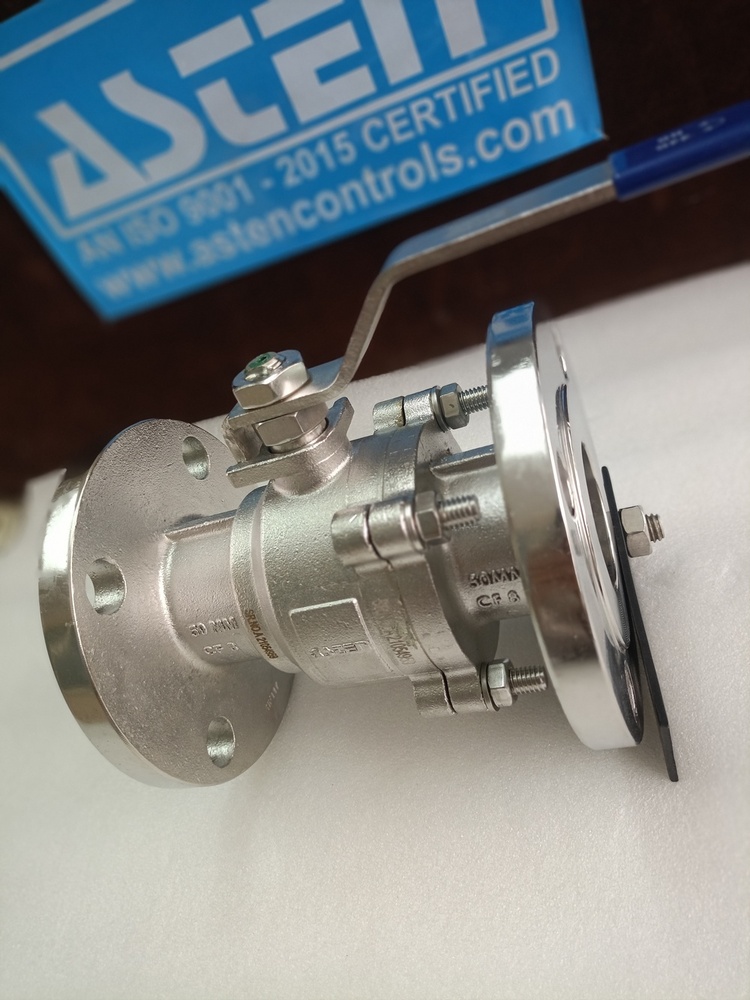 Asten 2 Piece Design Flanged Ball Valve
