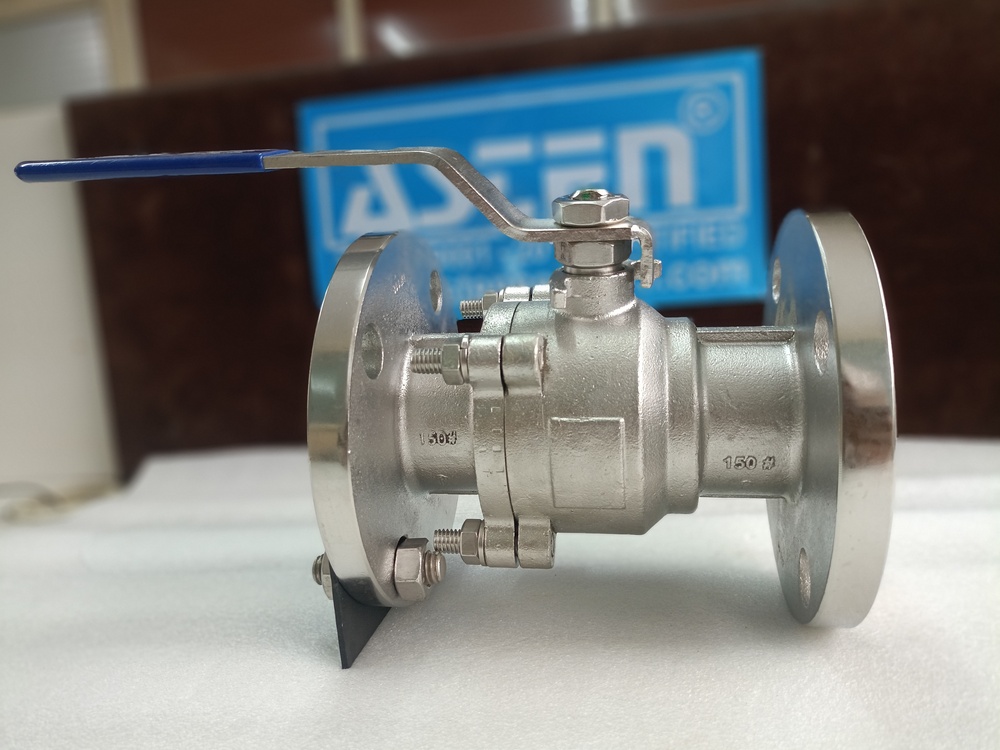 Asten 2 Piece Design Flanged Ball Valve