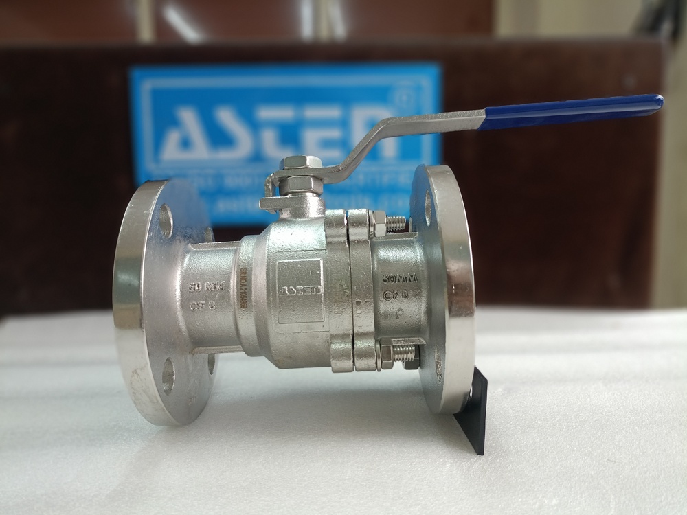 Asten 2 Piece Design Flanged Ball Valve