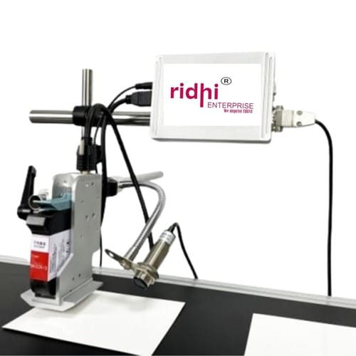 Ridhi Automatic Batch Coding Machine - Color: Grey