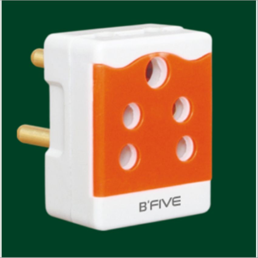 5 Pin Multi Plug (Smile) - Color: White