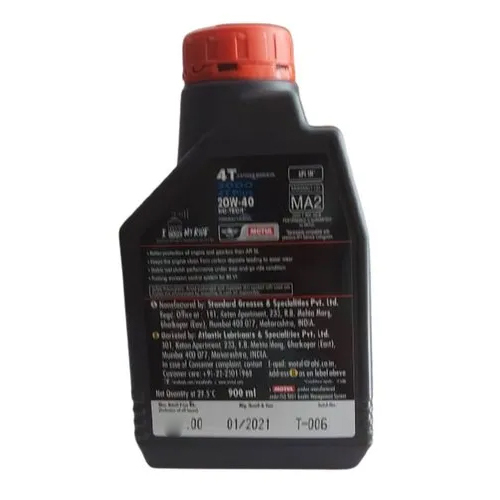 Motul 3000 4t Plus 20w- 40 Automotive Engine Oil