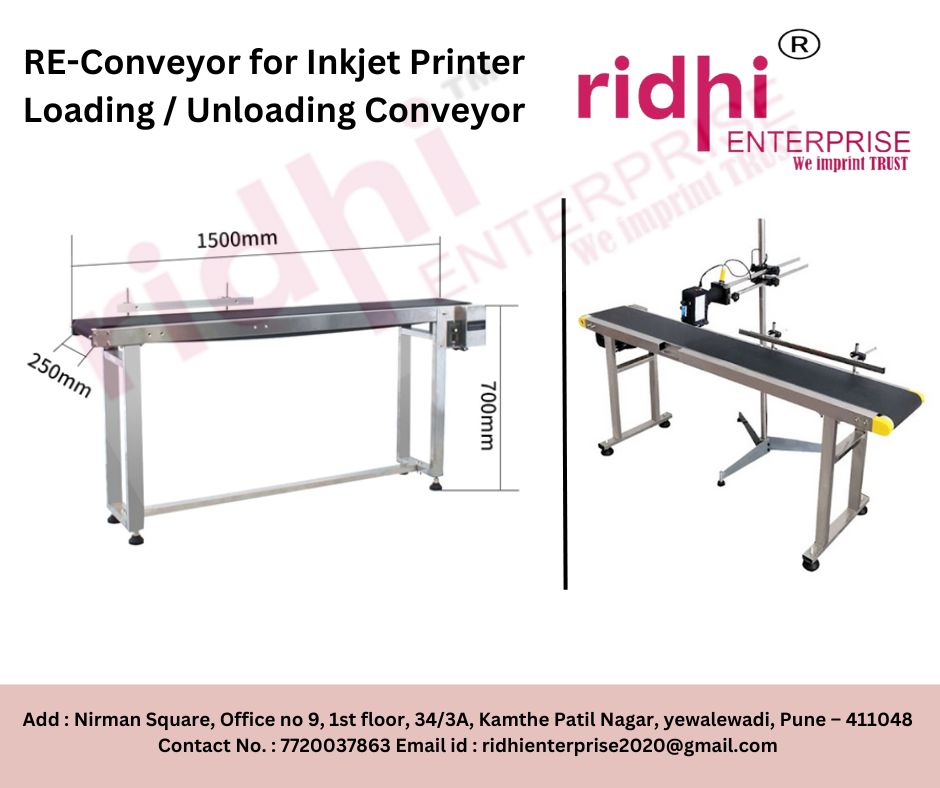 RIDHI Inkjet Printer Conveyor
