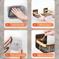 Golden aluminum self holder