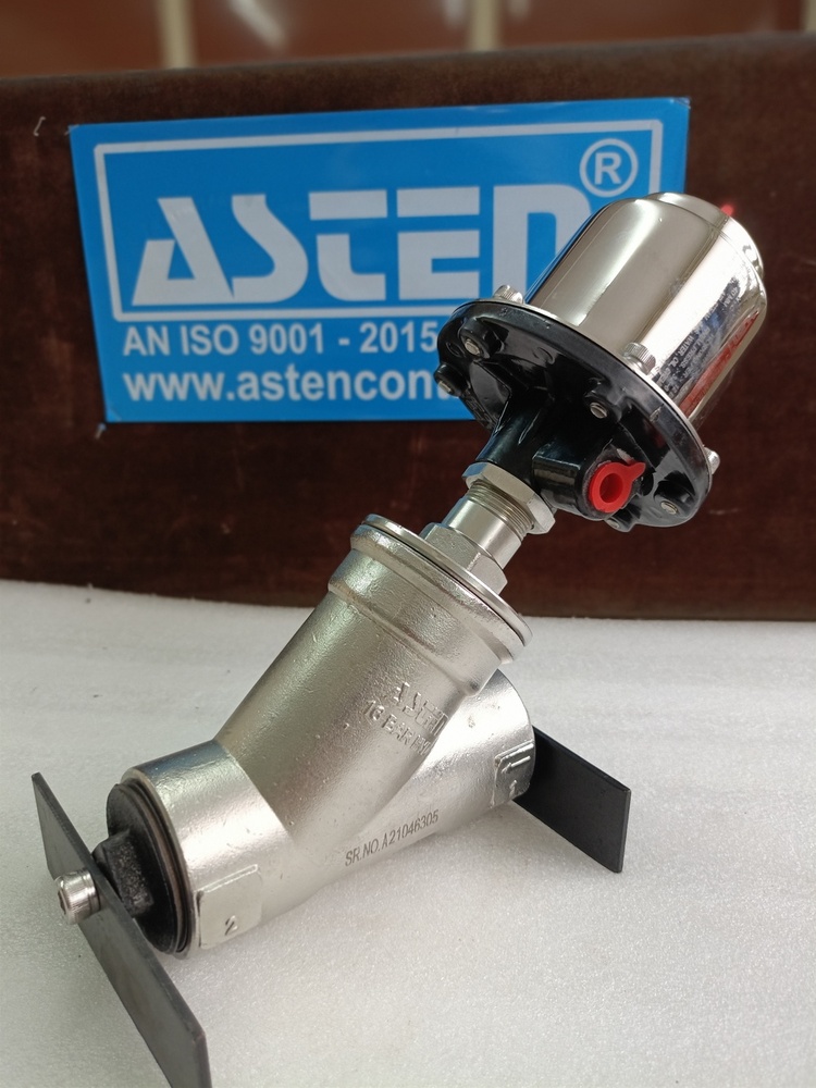 Industrial 'Y' Type Control Valve S/e - Application: Air / Steam / Gas /    Water / Oil / Chemical